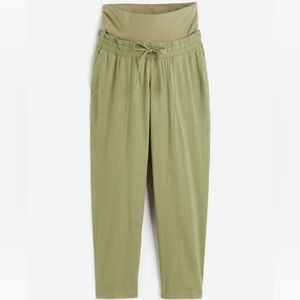 H&M MAMA maternity linen-blend pants